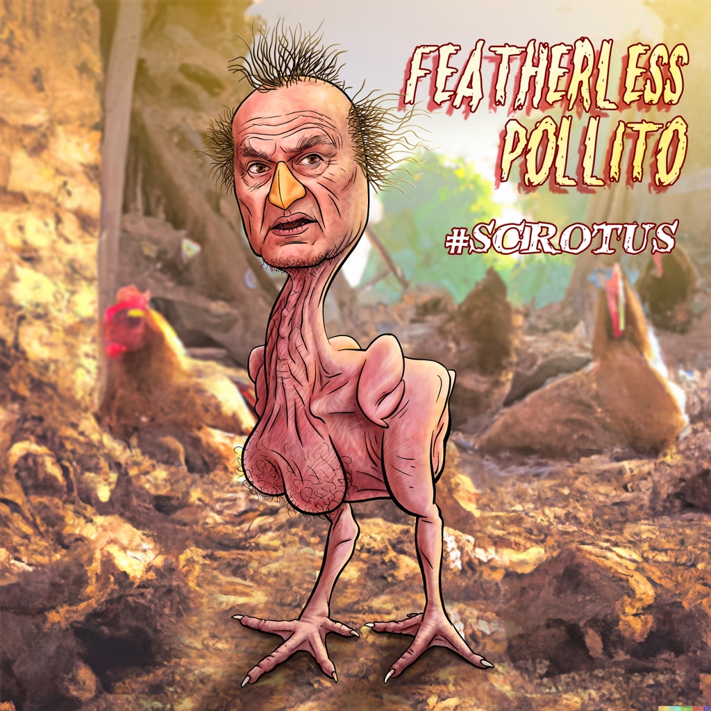 lolovolcano's tweet photo. #SCROTUS Part 3!
Ah, Samuel Alito... You're probably the worst of all, but you often manage to fly under most people's radar. Well, maybe not "fly" with those stubby, featherless wings.  🐔🍗🤢

#scotus #samuelalito #separationofchurchandstate 
@thedailyshow @lastweektonight https://t.co/9HvaiBpRLx