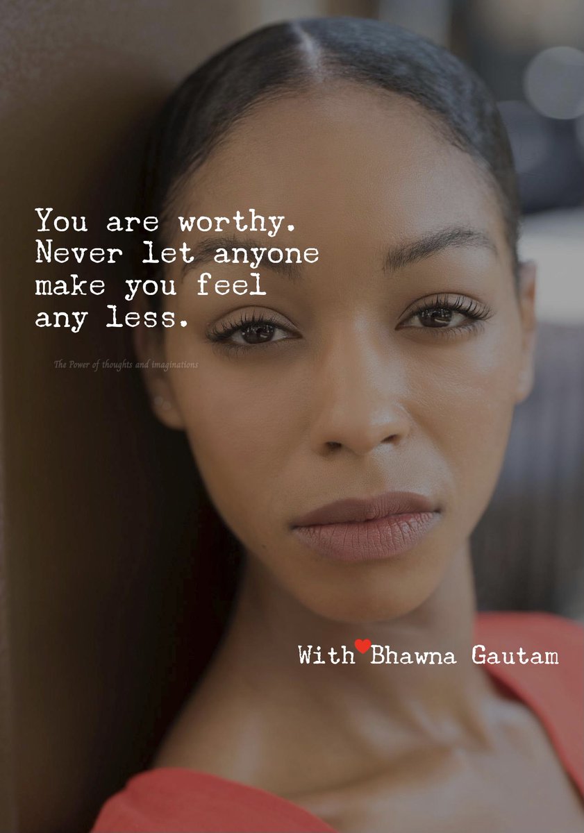 drbhawnagautam1's tweet photo. Is someone’s opinion making you question your self-worth?
Trust yourself. Your self-confidence is your greatest strength. Never let anyone take that away from you.
Dr Bhawna Gautam
#selfconfidence #trustyourselffirst #youareworthy https://t.co/yjBEcMmfBP