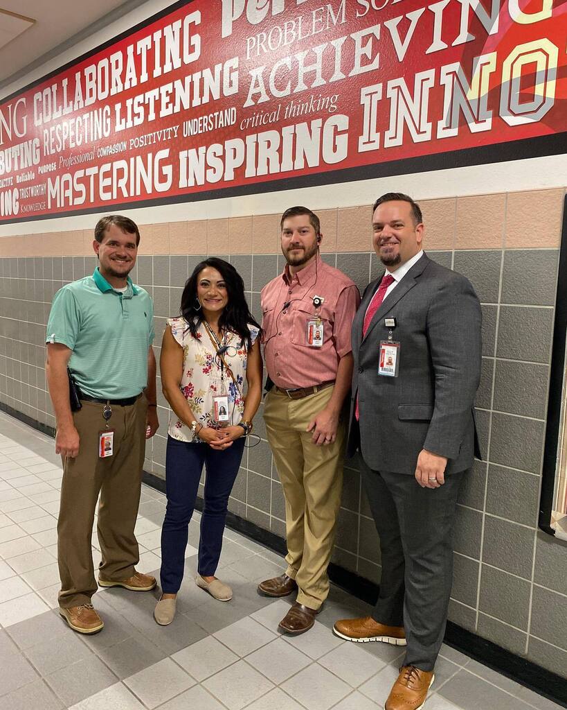 ClackCardinals's tweet photo. @clackcardinals Admin Team is ready for @abileneisd #AISDfirstday. It’s going to be a great day! #powerupaisd #intentional https://t.co/v5ZAzB2aiZ https://t.co/mxa31LW65V