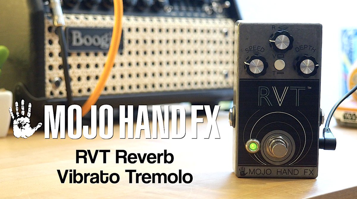 pedaloftheday's tweet photo. NEW DEMO DAY! Head to our YouTube channel for the full video as we explore the @MojoHandFx RVT Reverb Vibrato Tremolo! 🎛
https://t.co/cJfOxyqTjA
#pedaloftheday #effectspedals #pedalsandeffects #mojohand #mojohandfx #reverb #vibrato #tremolo #modualtion https://t.co/kC8FOWaXDw