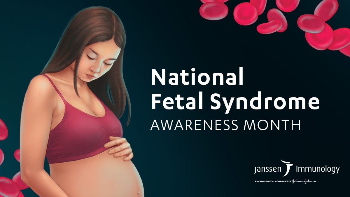 JNJInnovMed's tweet photo. This National Fetal Syndrome Awareness Month, Janssen recognizes the thousands of parents and babies impacted by life-changing fetal diagnoses each day. Join us this month in showing support for these families. #NFSAM https://t.co/gtJGCprvSn