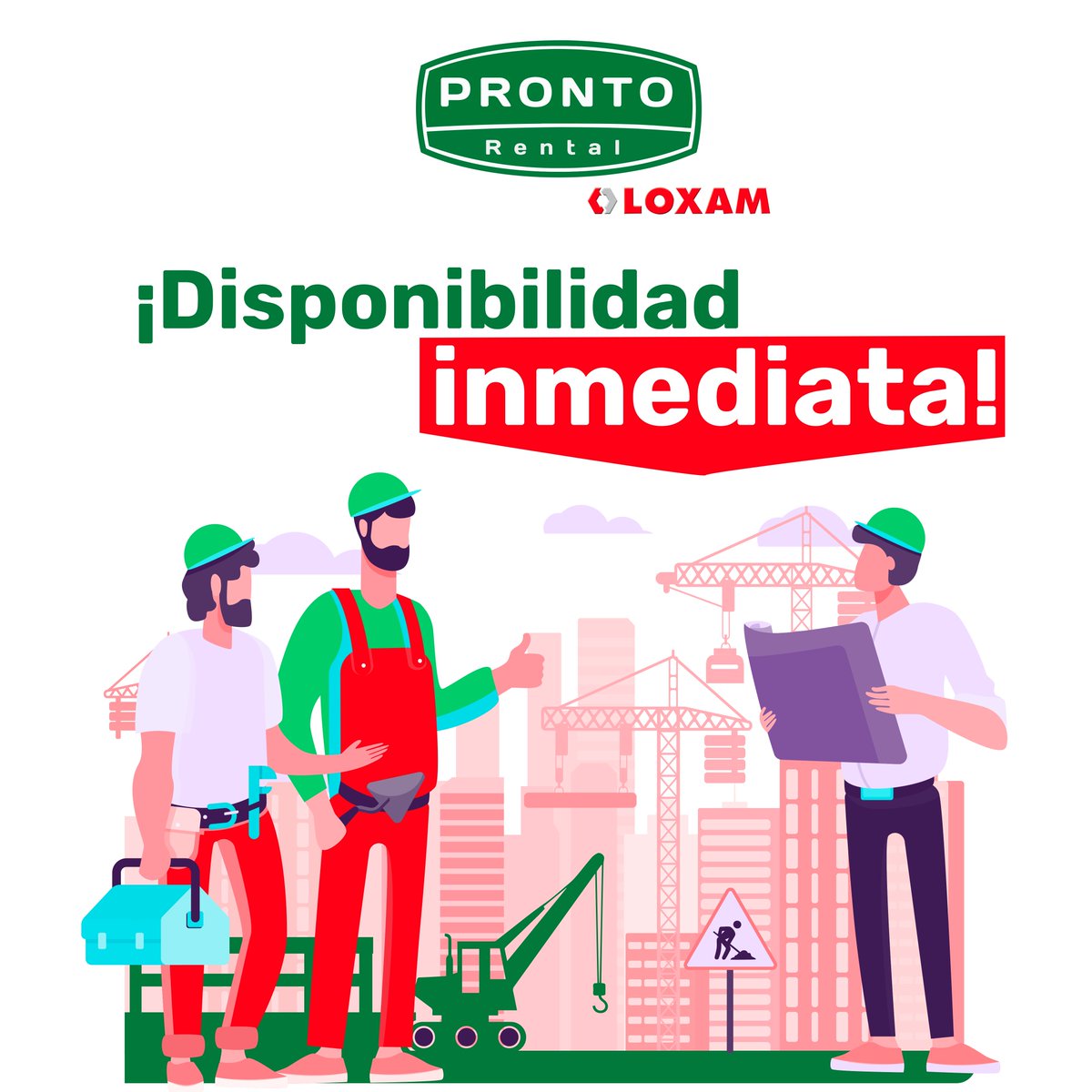 ProntoRentalCo's tweet photo. Cuando se están desarrollando proyectos, el tiempo es dinero y contar con los recursos necesarios no da espera, por eso le ofrecemos disponibilidad inmediata de las herramientas y la maquinaria ideales para su negocio. https://t.co/Gk8Y5hctpb