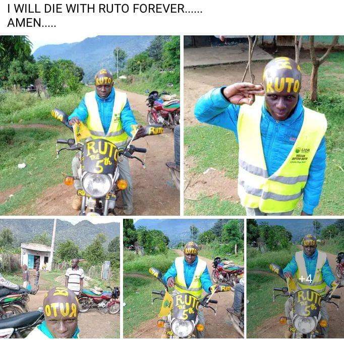 Silas7654's tweet photo. A man from E.marakwet arror ward ,determined to touch president Ruto's coat  @davis_chirchir @ckositany https://t.co/lD3v4lRAuj