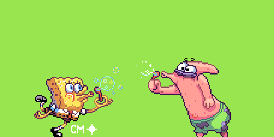 Creatur3Mind's tweet photo. BEST FRIENDS FOREVER 🫧

#pixelart #SpongeBobSquarepants https://t.co/5XNTa5ej8L