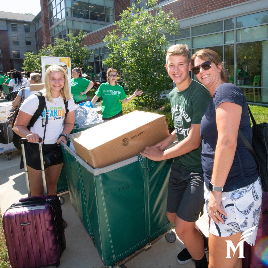 MasonAdmissions's tweet photo. It's here! Today begins Freshman move-in, and we can't wait to welcome our new Patriots to @GeorgeMasonU 💚💛

#Welcome2Mason #MasonNation #ChooseMason https://t.co/VSN51Hg6Cz