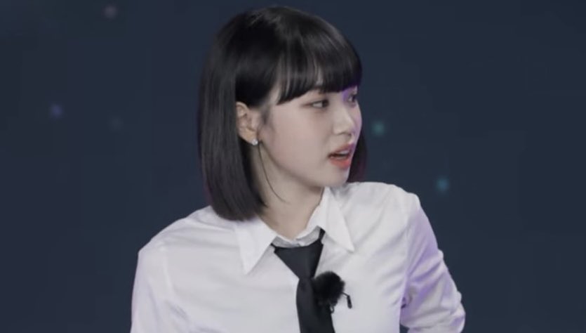 0801FILM's tweet photo. #chaewon in suit?!? 😭 https://t.co/4EyRZuJuCM