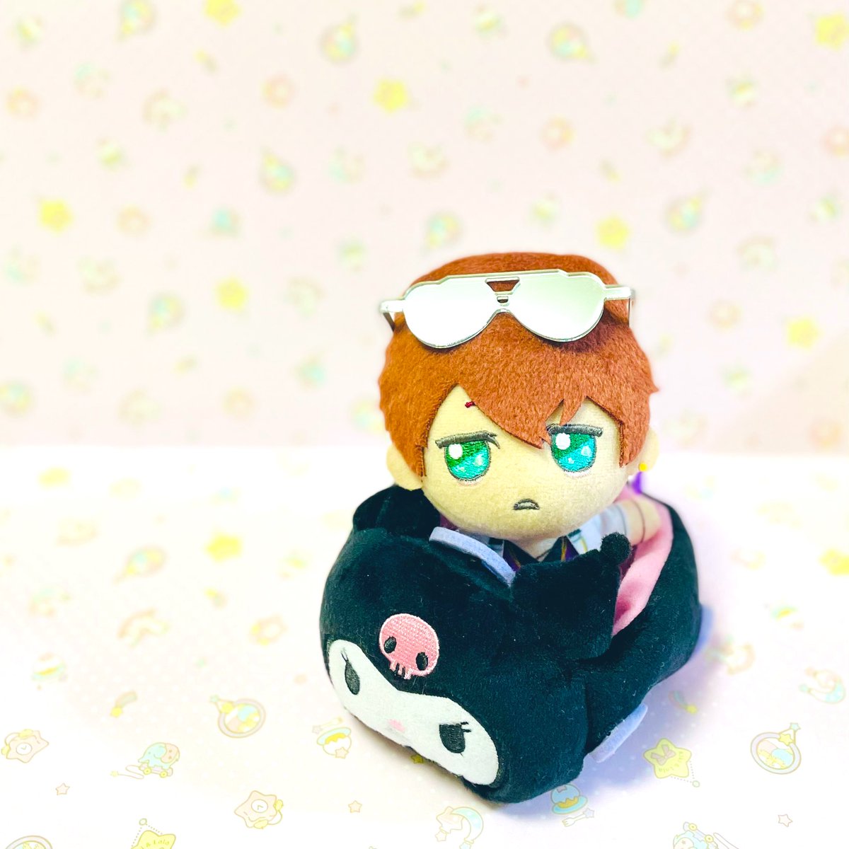 ma_mith_'s tweet photo. おこめ様(@okome_nu )のやんちゃサングラス ティアドロップ(ミラー)をお迎えさせて頂きました🥰

ﾐﾐぬいﾁｬﾝに絶対似合うと思っていたけど、本当に似合います😭🙏✨
サングラスを付けると、心なしかドヤ顔に見える🕶
ありがとうございました！！

 #ゆびまほ_お迎え報告会
 #ゆびまほ6 https://t.co/G2DT9bOf3D