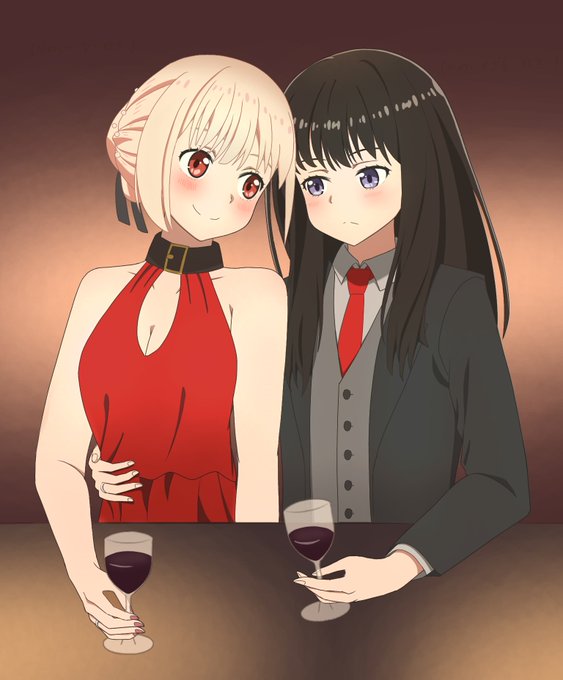 成人わさかば概念…(妄想)#リコリス・リコイル #リコリコ 