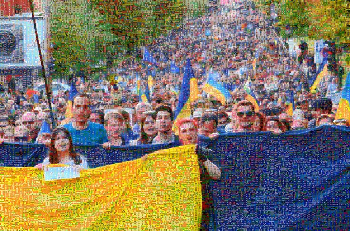 Pixel Flags around the World tweet media