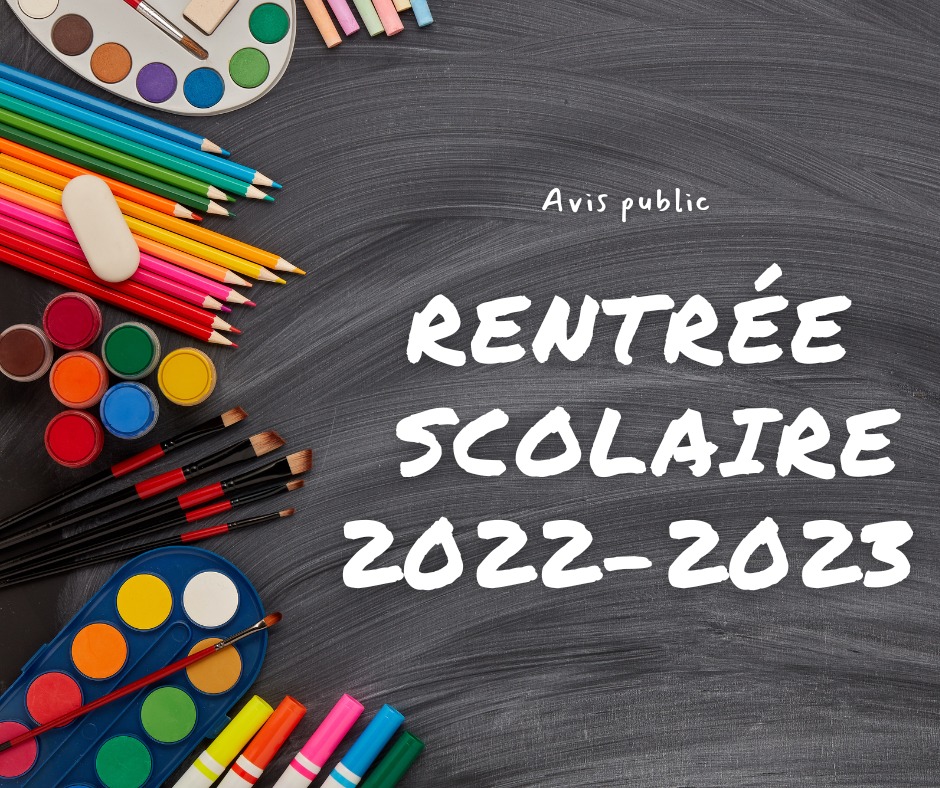 csscharlevoix's tweet photo. La #rentrée #scolaire pour les #écoles #primaires et #secondaires s’effectuera selon les #horaires indiqués dans l’avis public disponible sur le site de Centre de services scolaire de #Charlevoix. https://t.co/IqC4V9ivBs #éducation #enseignement #élèves #parents #Québec #ÉduQc https://t.co/GHGMgiqyPI
