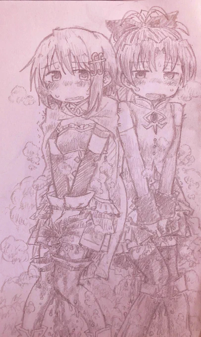 3年前、鉛筆で絵を描いてたときのイラスト 