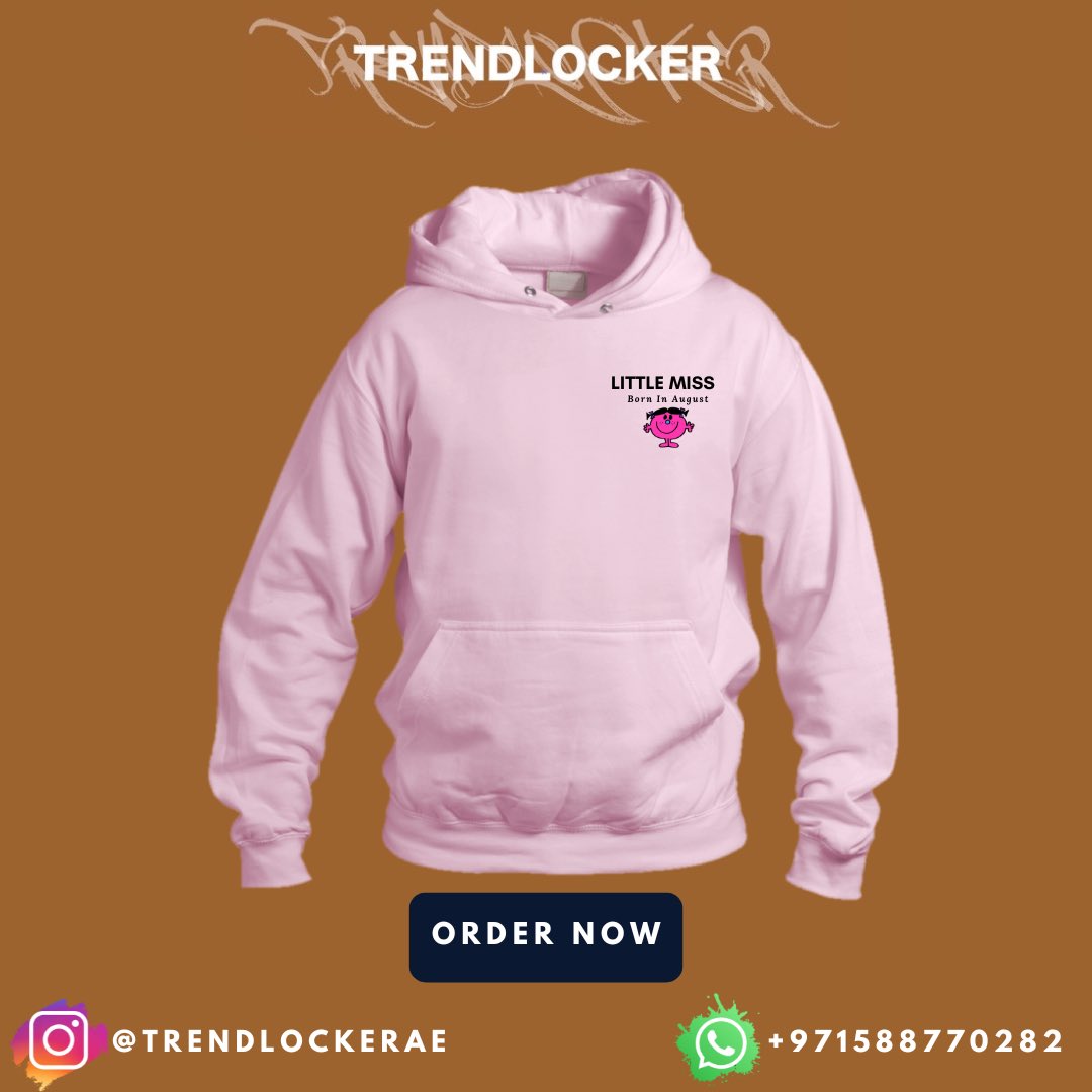 TrendLockerAE's tweet image. Mention them                                                Little Miss born in August