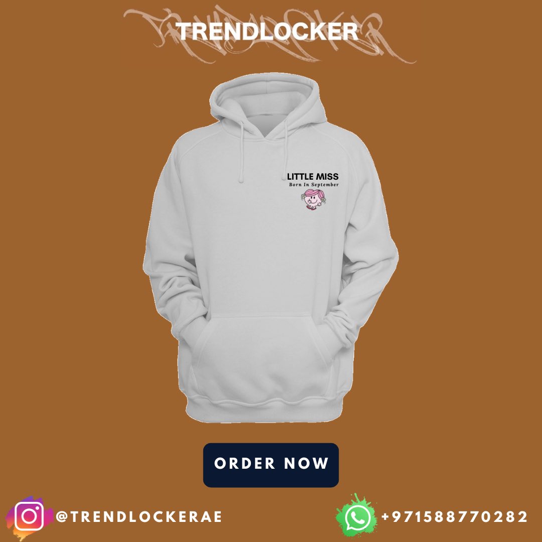 TrendLockerAE's tweet image. Mention them                                                Little Miss born in September