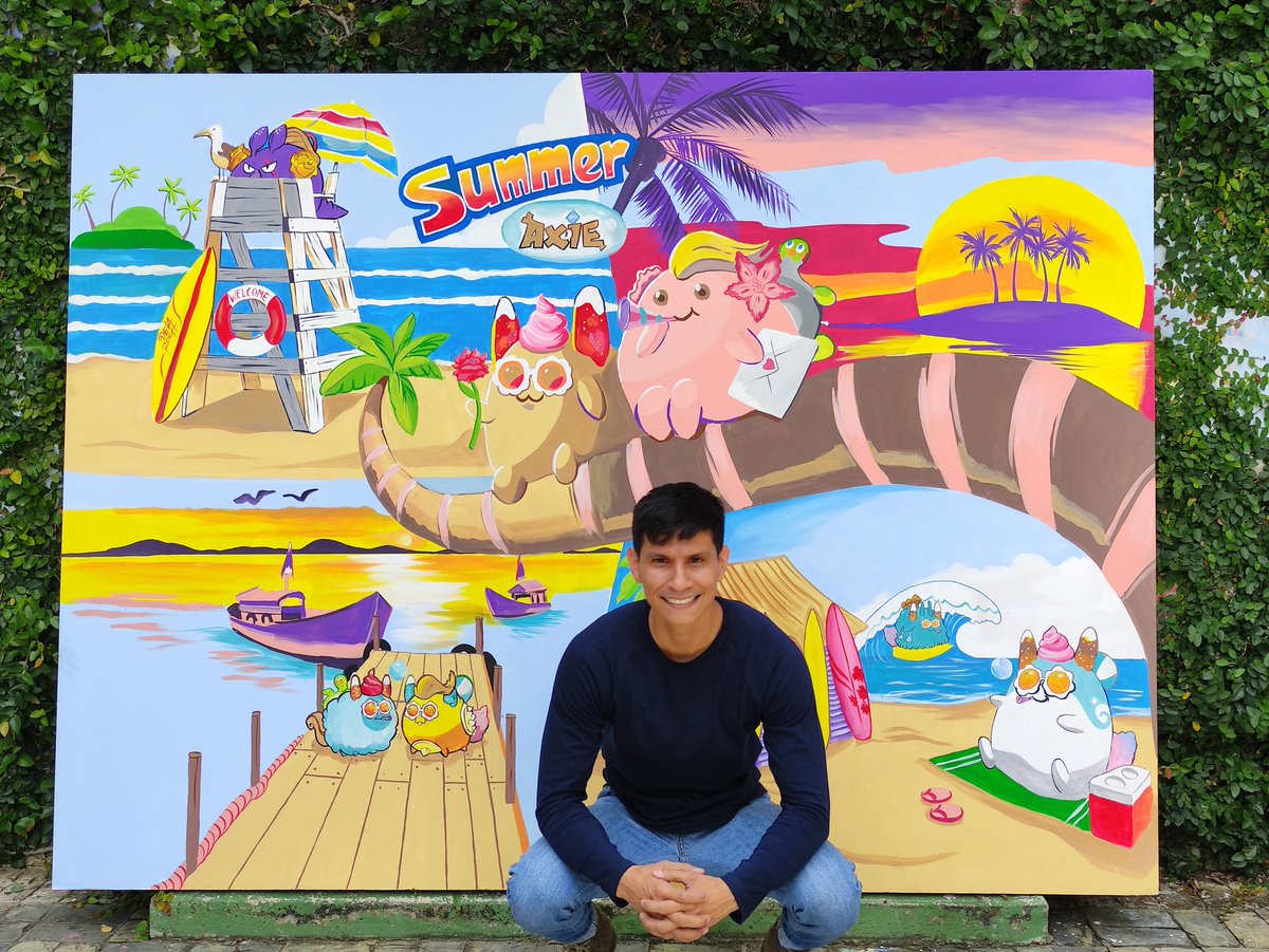yazpMagic's tweet photo. Hola, hermosa comunidad de @AxieInfinity. ¡En hora buena! ha llegado el momento de mostrar al mundo el desbordante talento artístico que existe en nuestro discreto gremio "Águila Blanca Dorada".

#AxieSummer @AxieArtGallery @QU3ST_io @Jihoz_Axie @AxieLima https://t.co/0GO0Fb1Cpj