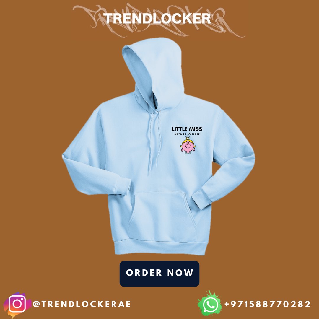 TrendLockerAE's tweet image. Mention them                                                Little Miss born in October