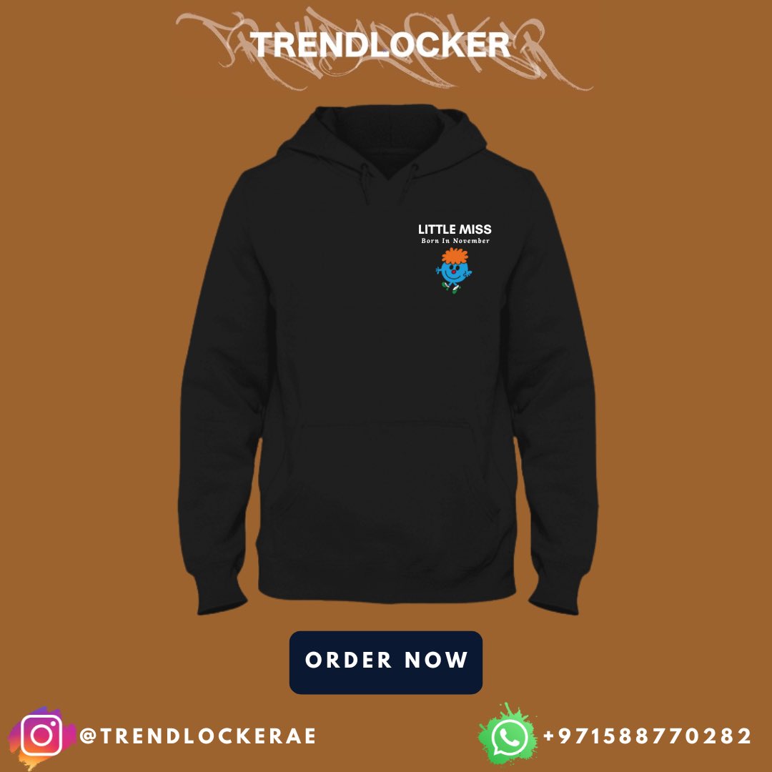 TrendLockerAE's tweet image. Mention them                                                Little Miss born in November