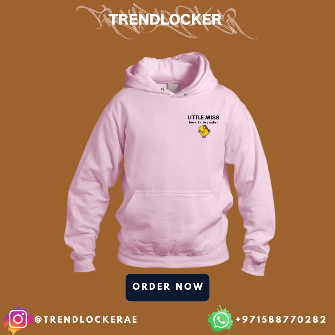 TrendLockerAE's tweet image. Mention them                                                Little Miss born in December