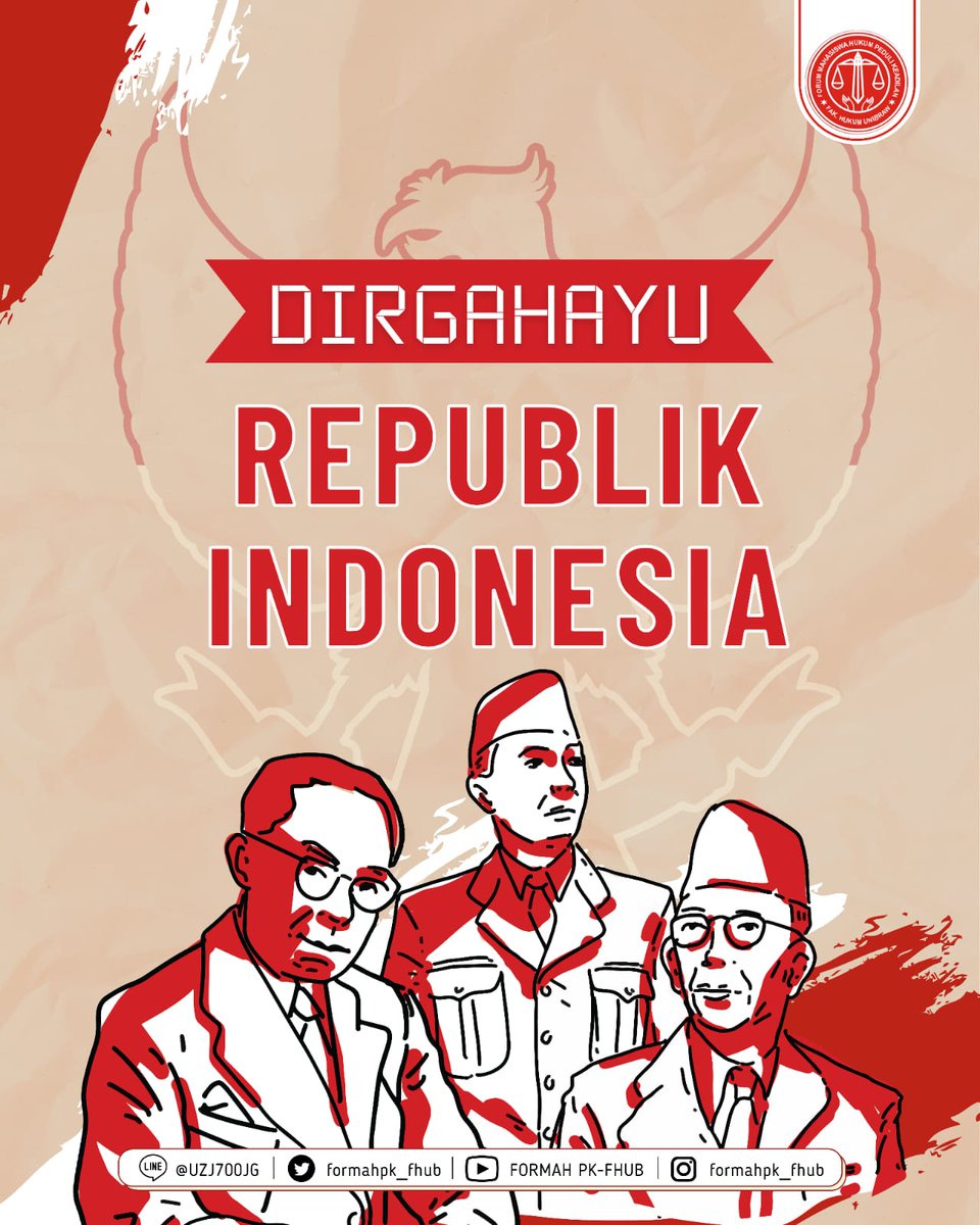 SALAM FORMAH PK!

Hari yang dinanti telah tiba, hari dimana kita semua dapat mengenang perjuangan para pahlawan dan seluruh rakyat Indonesia dalam mempertahankan tanah air tercinta. 

Dirgahayu Republik Indonesia ke-77!