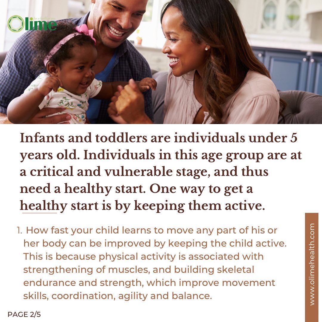 OlimeHealth's tweet photo. One way to give your child a healthy start is by keeping them active. Find out why it is important to keep children active. 

#BecomeAHealthierYou https://t.co/hG7RMzIQ9S