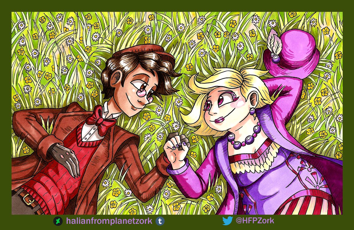 HFPZork's tweet photo. Day 4: Blooming love. #AlMimzyWeek 
#HazbinHotel #HazbinHotelFanart #HazbinHotelAlastor #hazbinhotelmimzy https://t.co/ndqZxEWX0H