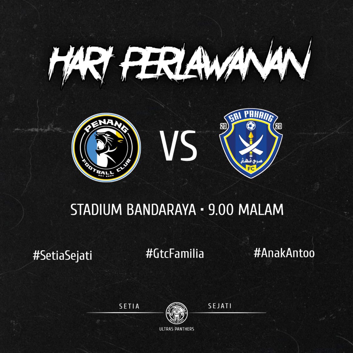 UltrasPanthers's tweet photo. “Walau kecewa, walau marah, masih lagi tetap percaya kerana dihujung terowong pasti ada cahaya yang bakal menyinarimu"

#up11 #anakantoo #bangkitjiwa #adamaruah #hatitulus #penangsampaimati https://t.co/G5ADoHTiEV