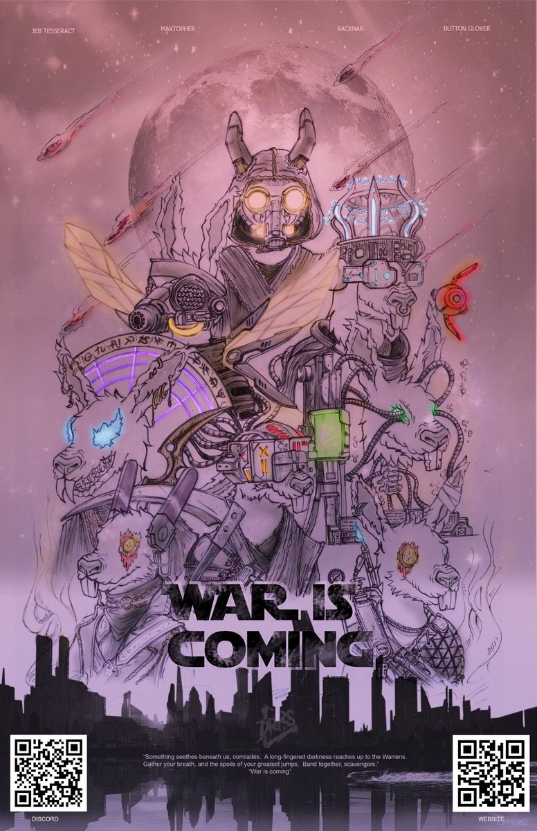 “Who controls the past controls the future.  Who controls the present controls the past”

WAR IS COMING!! 🐰🔥💪👊⚔️
<a href="/DeadRabbitRS/">Dead Rabbit Resurrection Society</a>
 @MoleFederation
 
#MoleWars #Cardano #NFT #CardanoCommunity #MoleFederation