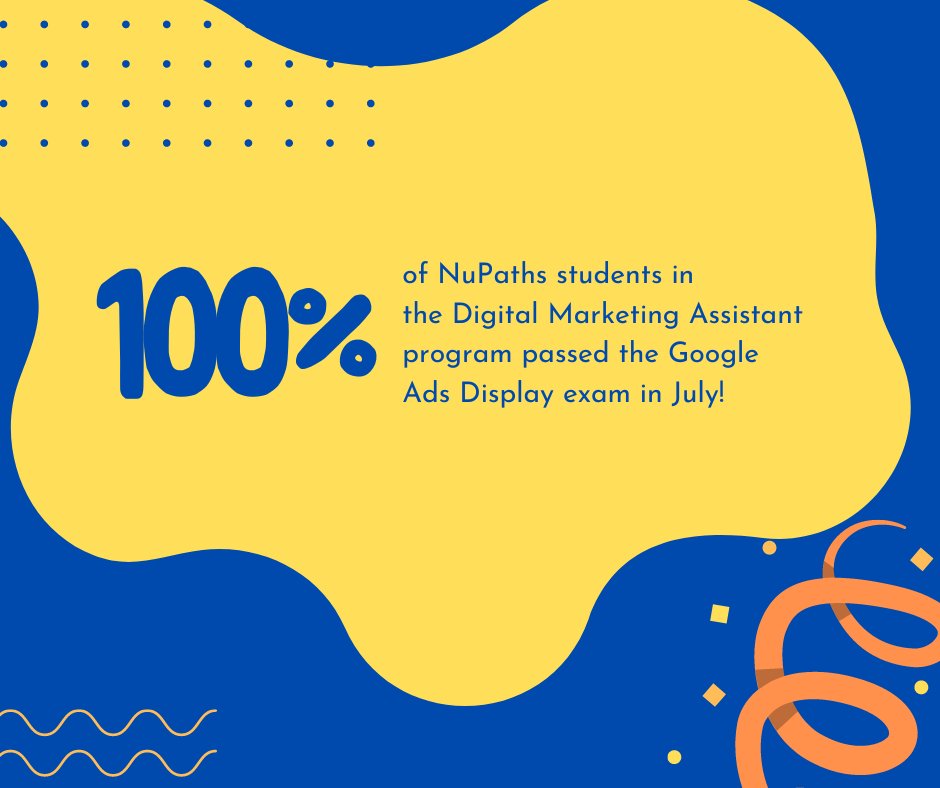nu_paths's tweet photo. #Congratulations!
Students have demonstrated their ability to develop effective #GoogleAdsDisplay strategies and campaigns that achieve specific marketing goals.
#digitalmarketing
#newcareer
#newtechskills https://t.co/yQpSJnaPLX
