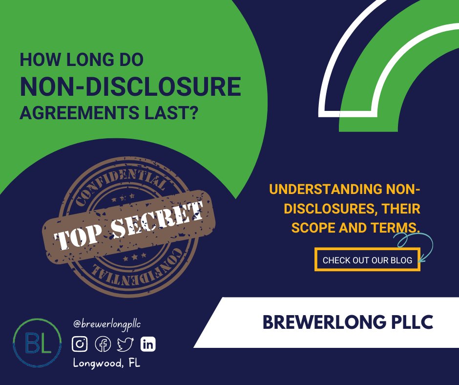 #Smallbusinesses concerned about #tradesecrets and #confidential information need to understand non-disclosure agreements. Learn more here: loom.ly/WUaMeRs 
#smallbusinesslaw #floridattorneys #IPlaw