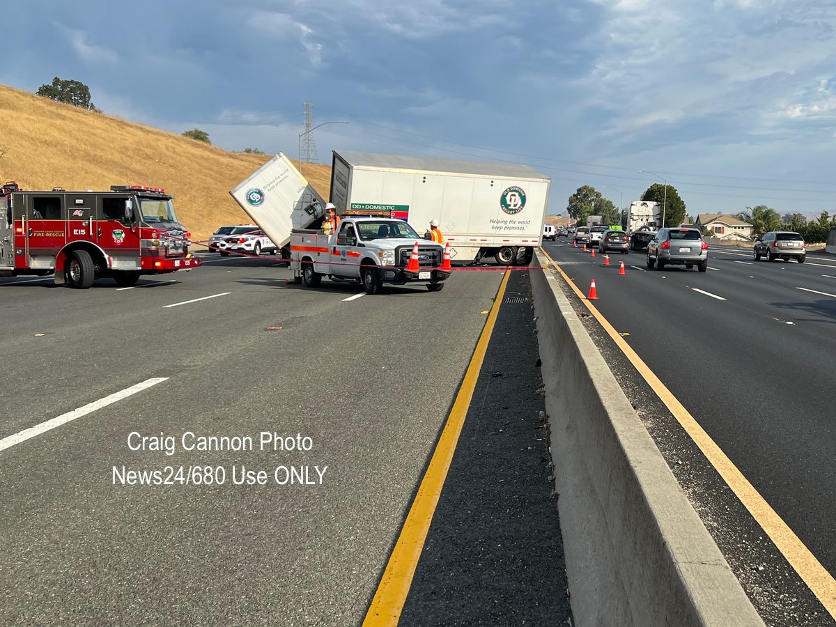 Still Messy Out on I680 South in #Martinez 
Several motorists taken to hospital for treatment. HazMat crews working to contain spilled fuel, leaking fluids.