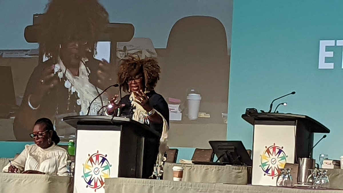 My favourite part of #ETFOAGM22 is the #SocialJustice speaker, thank you @justjenholness for speaking about your film #SubjectsOfDesire and the issues of beauty within the black community! 

Looking forward to viewing this powerful film! 

#antiblackracism #antioppression