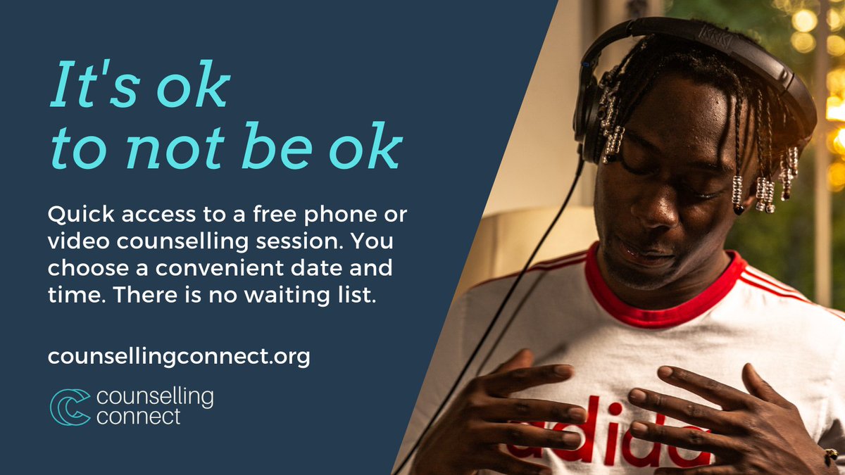One-third of clients accessed counselling for the very first time through Counselling Connect.
You can too.
A free phone or video counselling session is just a click away.
Sessions are offered for all ages. 
counsellingconnect.org
<a href="/CounsellingConx/">Counselling Connect | Counseling on connecte</a>