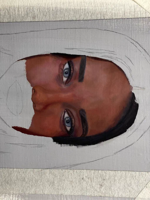 I love looking at my old wip pics. The contrast between finished and unfinished areas looks so cool 