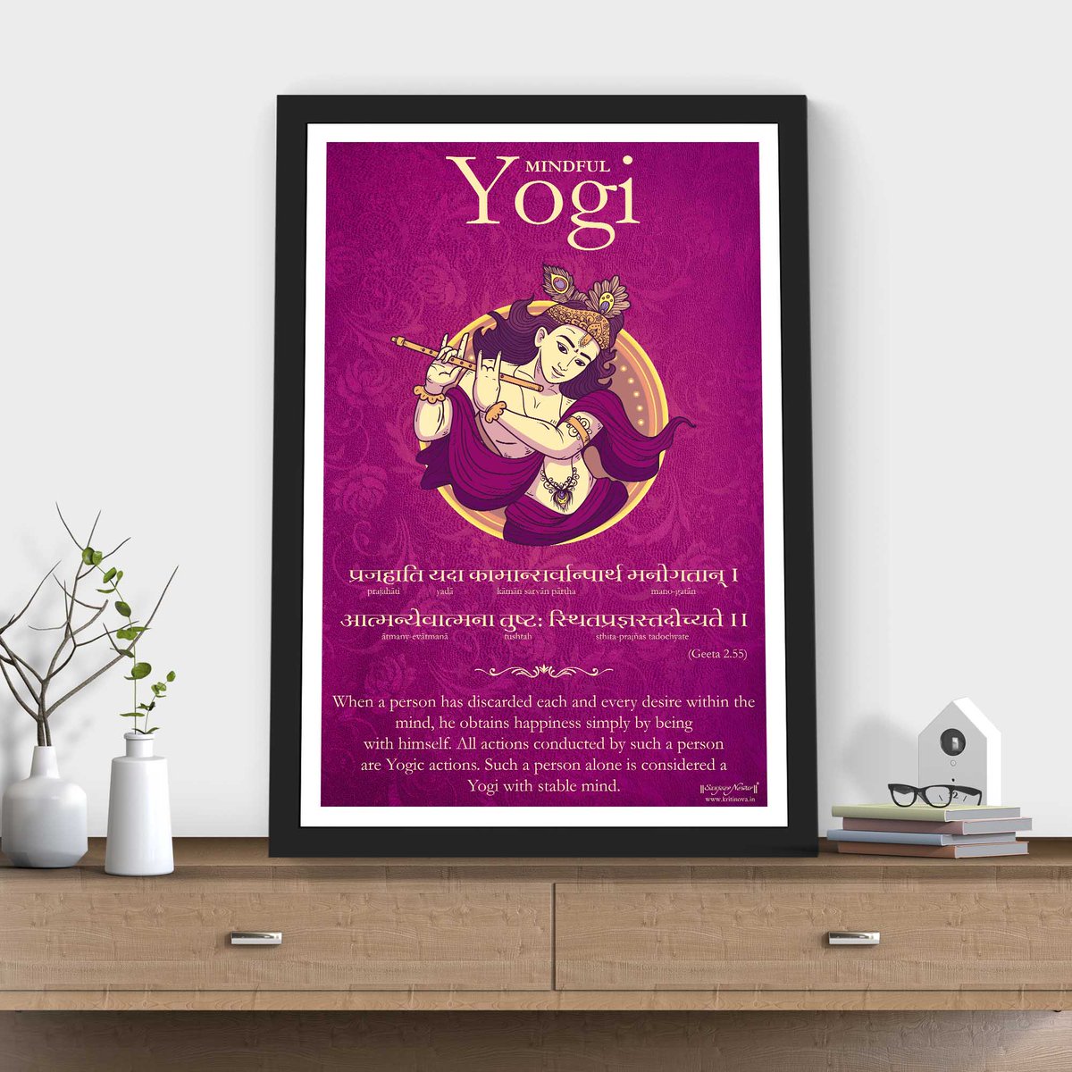 स्वयं के भीतर की अशान्ति पर विजय प्राप्त कर निरंतर कर्तव्यपरायण कार्य करने वाला ही योगी कहलाता है।
श्री कृष्ण जन्माष्टमी की हार्दिक शुभ कामनाए । 
kritinova.in
#Janmashtami2022 #KrishnaJanmashtami #Janmashtami #inspirational <a href="/SanjeevSanskrit/">Sanjeev Newar | सञ्जीव नेवर</a>