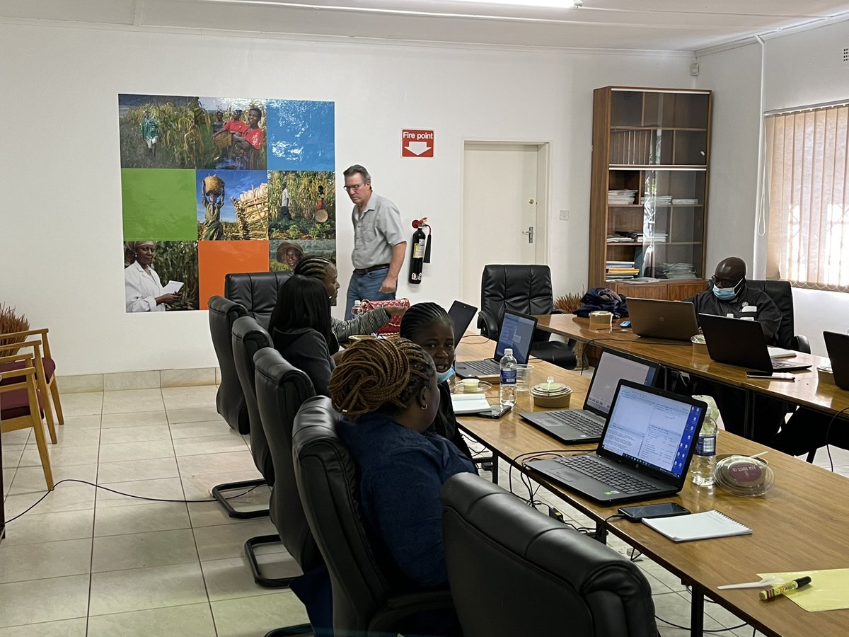 First day of @CGIAR_EiB <a href="/CIMMYT/">CIMMYT</a> workshop on monitoring genetic trends in breeding programs in #R with Clay Sneller and Carlos Ignacio from Ohio State University, ZARI and DR&amp;SS.
