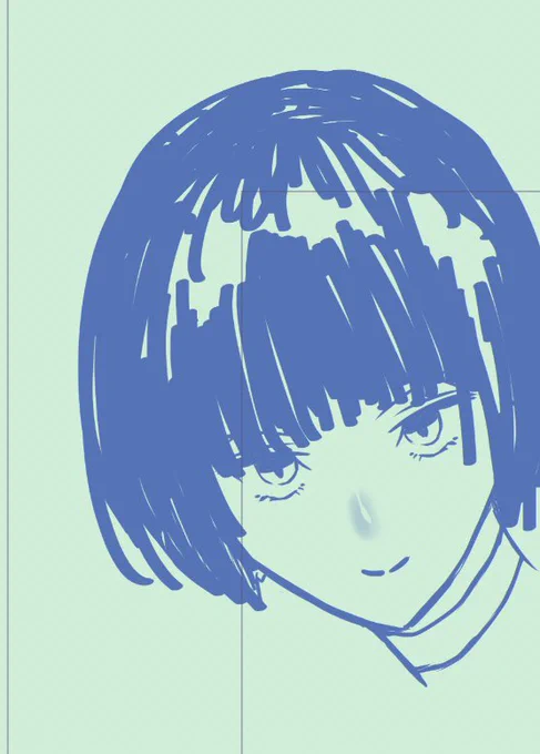 ちょっとでも髪型が崩れると武見先生じゃなくなる問題に悩まされてる(マコちゃんに寄りやすい)なんか違う→なんか違う→ちゃんとシルエット取ろ… 