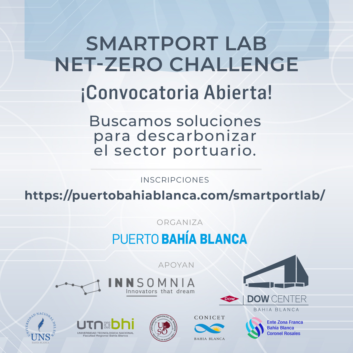 dvt_utn_frbb's tweet photo. Acompañamos la búsqueda de emprendedores, Pymes y grupos de investigación que aporten las mejores soluciones para disminuir la #HuellaDeCarbono en el sector portuario.
📗 Más información: https://t.co/4FwlIYU50R #smartports #greenports #OpenInovation #PuertoSustentable https://t.co/hnUCe22gTr