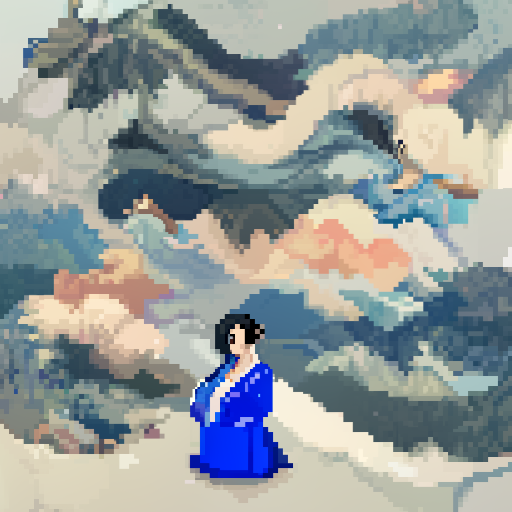 saphvis's tweet photo. #pixelart #ai #ml #aiart #generativeart #ngpx https://t.co/RGX9b4jyGh