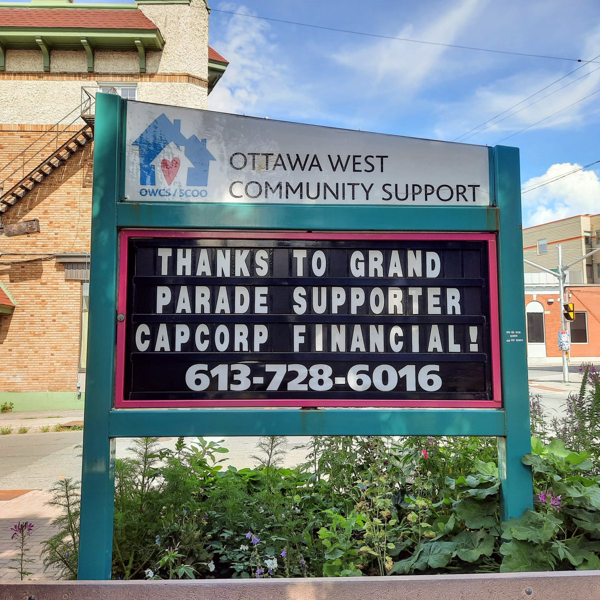 OttawaWestCS's tweet photo. A big thank you to sponsor @capcorpfinancial for supporting The Grand Parade!  Your generous donation helps us continue our work of supporting seniors in the community.  #owcs45 #tgp2022 #Hintonburg #WellingtonWest #communitysupporter #capcorp https://t.co/PY85FG3pDX