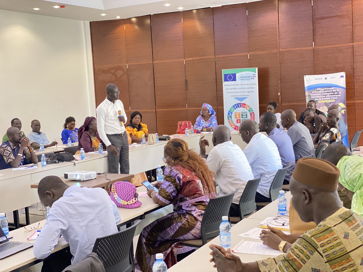 endaenergylinks's tweet photo. 🛑Cérémonie d’ouverture de l’Atelier de renforcement des capacités pour la territorialisation des ODD à travers la planification locale dans l’Entente Intercommunale de la Petite Côte.
#EndaEnergie #AGIR_PetiteCote #EndaODD. 👉🏿 https://t.co/Xb7pmicqPj https://t.co/M4i6Vwxmni