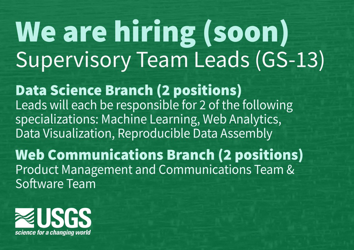 USGS Data Science tweet media