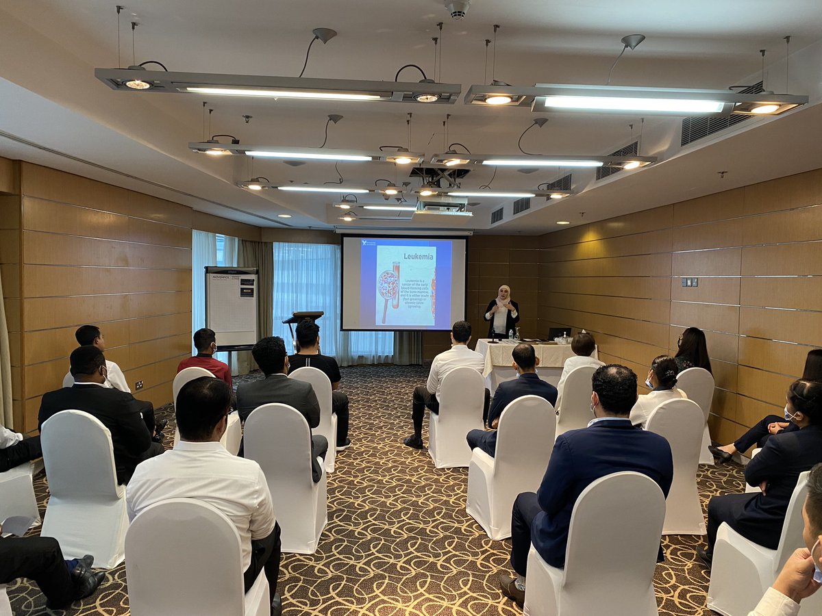 In line with the #BloodCancer Awarenss Month, #MovenpickWestBay team had an insightful session about the different types of blood cancers. Thank you to Ms. Nour Makkia, Health Educator from <a href="/QCS_Qatar/">الجمعية القطرية للسرطان</a> 

#Planet21 #ALLTogether