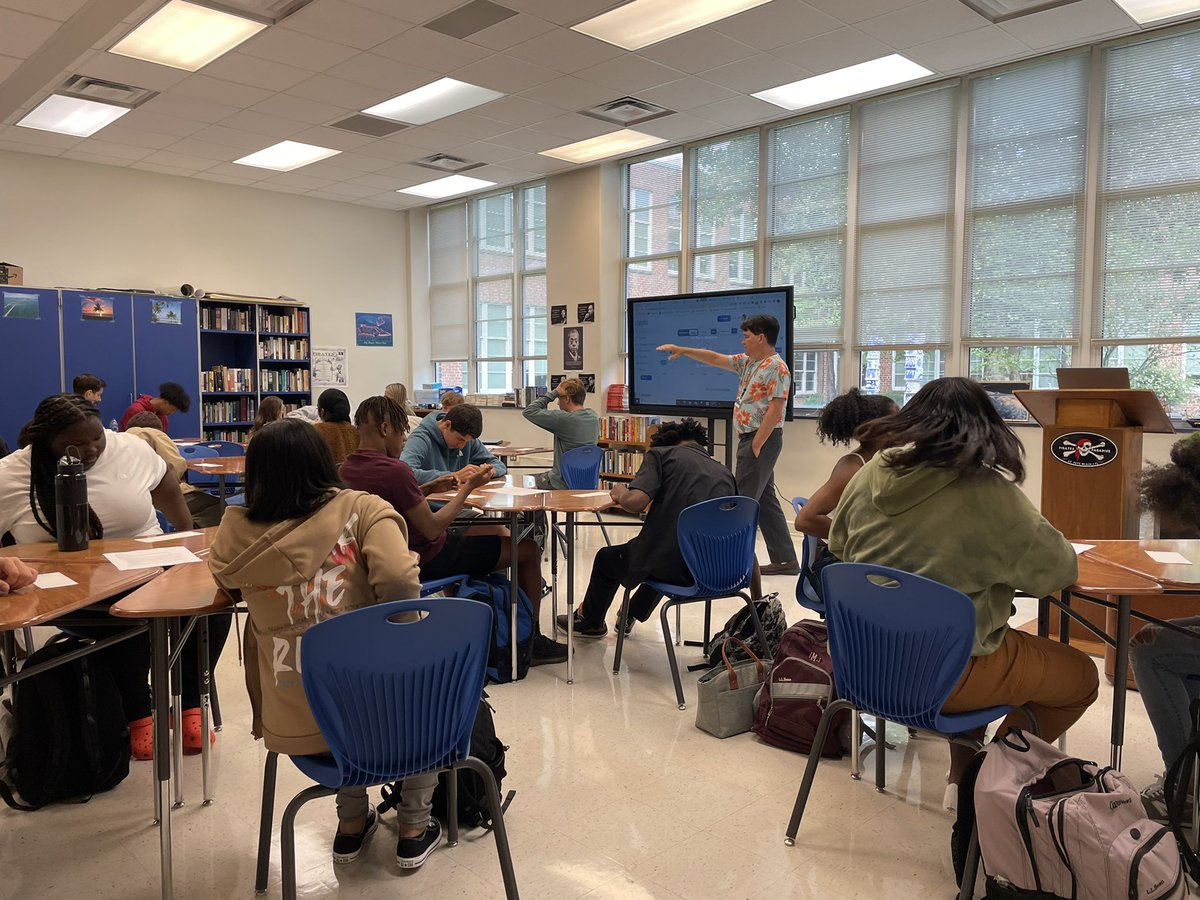 Very excited to be sitting in on the very first AP African American Studies class here at <a href="/ecghighschool/">E.C. Glass H.S.</a> . We are the ONLY high school in Virginia and 1 of 30 across the COUNTRY to offer this course!!! Thank you <a href="/AaronReid76/">Aaron Reid</a> for bringing this opportunity to our kids!