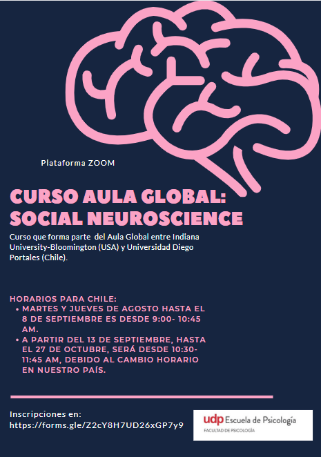 neuroparada's tweet photo. Si estudiaras en @udp_cl, especialmente en @Psicologia_Udp y @NeuroUDP, podrías asistir a este curso de Neurociencia Social impartidos por dos generaciones de super doctoras, las grandes @aina_puce y @alerossic.
¡Qué hubiese dado yo por tener este tipo de oportunidad en el 2001! https://t.co/svIA5Y4snf