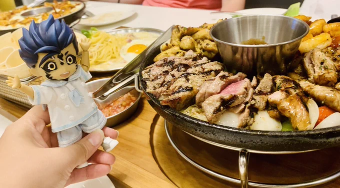 Food with friends!!  
