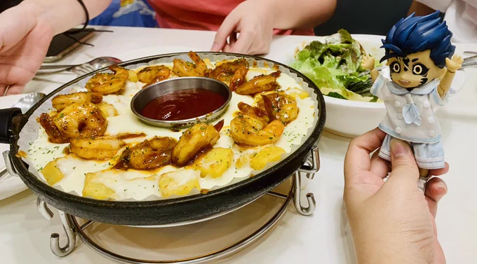 Food with friends!!  