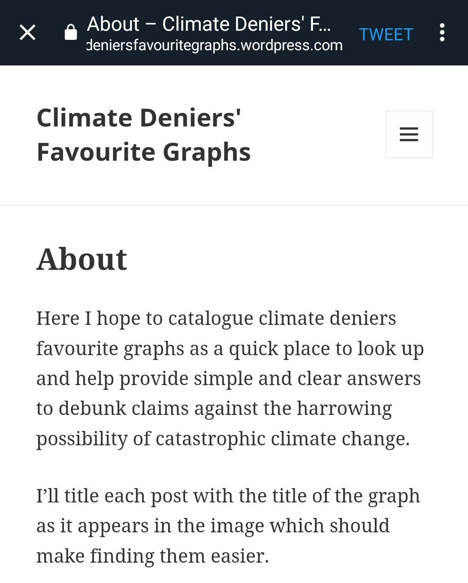 ScienceNotDogma's tweet photo. @TyotoRiffle shares a VERY useful site for #Refuting #ClimateChange #misinformation: selections of fake graphs often used by #fossilfuel trolls in memes.๐๐โ ๏ธ๐ค
Bookmark it and you'll have great info to use whenever you see #ClimateCrisis #deniers sharing their #trollnoise.โ
๐ https://t.co/dq5mX5f10j