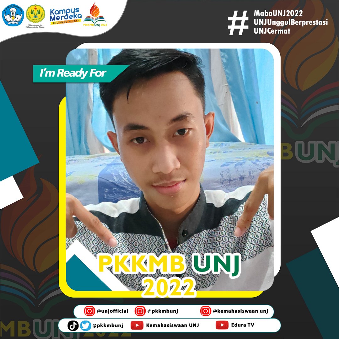 Astanuio's tweet photo. [Hallo sobat UNJ 🙌]

Perkenalkan saya Katon Bagus Apriliansyah dari Prodi Pendidikan Geografi Fakultas Ilmu Sosial siap &amp; bangga mengikuti seluruh rangkaian PKKMB UNJ 2022! Future of UNJ 🔥✨

#MabaUNJ2022
#UNJUnggulBerprestasi
#MencerdaskandanMemartabatkanBangsa https://t.co/oSFYWvqSpo