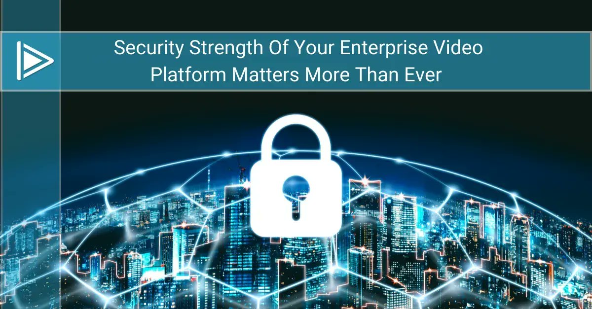 VbrickSystems's tweet photo. You must have a plan in place to keep sensitive #video content safe — and the #security strength of your #enterprise #video platform matters more than ever.
https://t.co/RLXGDCGFOX https://t.co/cXo3EREW7N