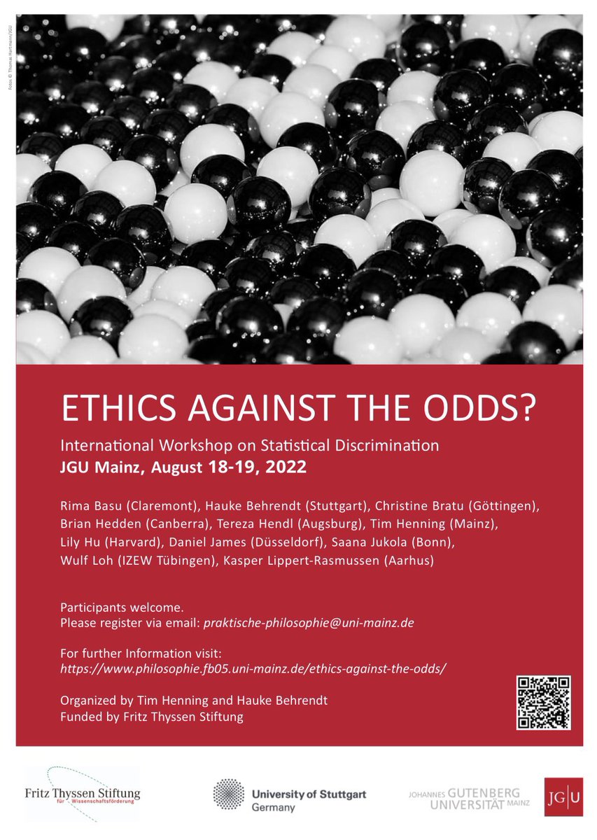 Tereza Hendl (@terezahendl) on Twitter photo On the way to <a href="/uni_mainz/">Universität Mainz</a>: looking forward to presenting our work with @SchlawinerKreis & <a href="/JukolaSaana/">Saana Jukola</a> on Conceptual Ethics of Racial and Ethnic Categorization and Data Collection and discussing pressing concerns of statistical discrimination with many knowledgeable colleagues On the way to <a href="/uni_mainz/">Universität Mainz</a>: looking forward to presenting our work with @SchlawinerKreis & <a href="/JukolaSaana/">Saana Jukola</a> on Conceptual Ethics of Racial and Ethnic Categorization and Data Collection and discussing pressing concerns of statistical discrimination with many knowledgeable colleagues