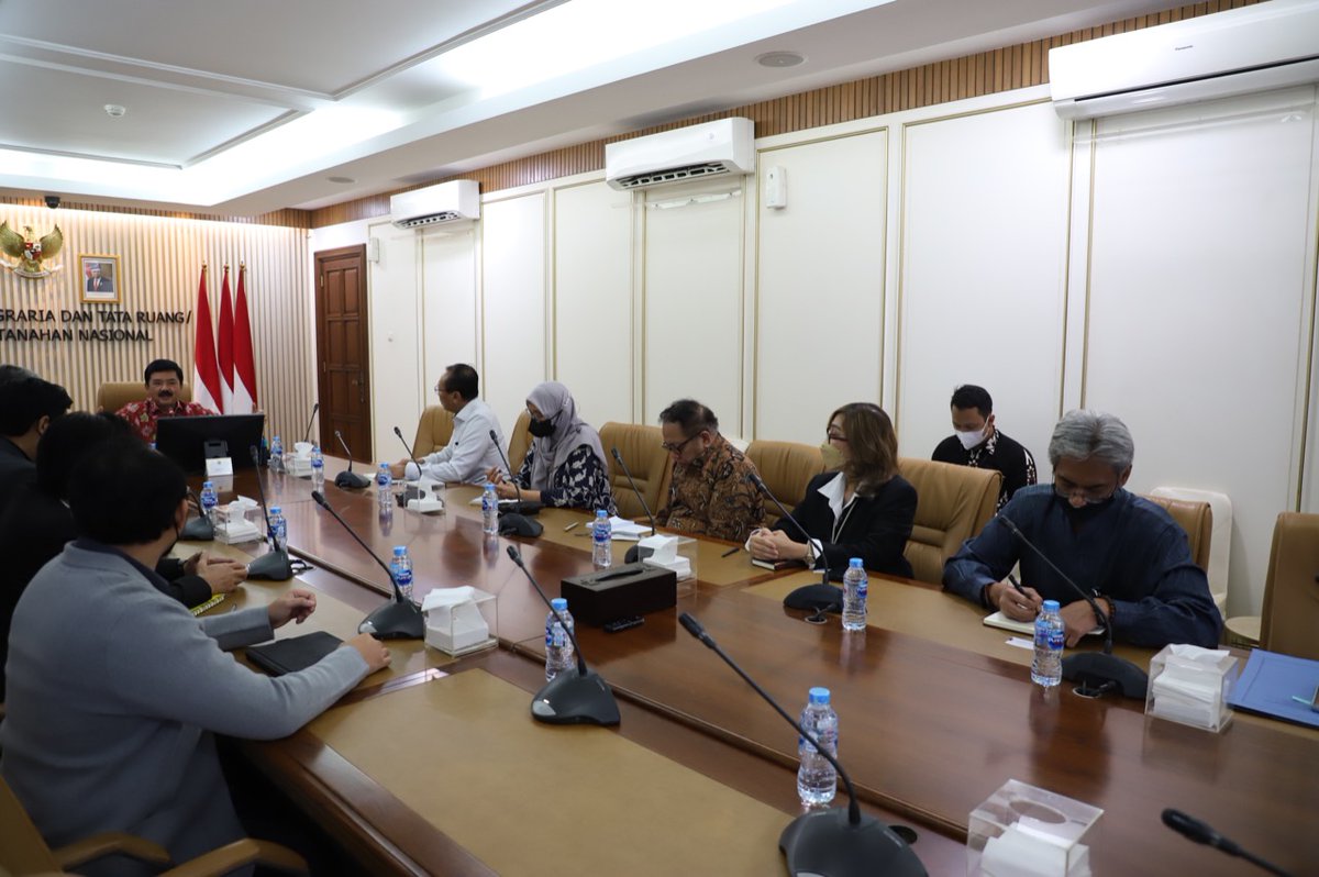 IAPIndonesia's tweet photo. Audiensi dilakukan di Kantor Kementerian ATR/BPN pada 5 Agustus 2022. https://t.co/ymqcofSE7r